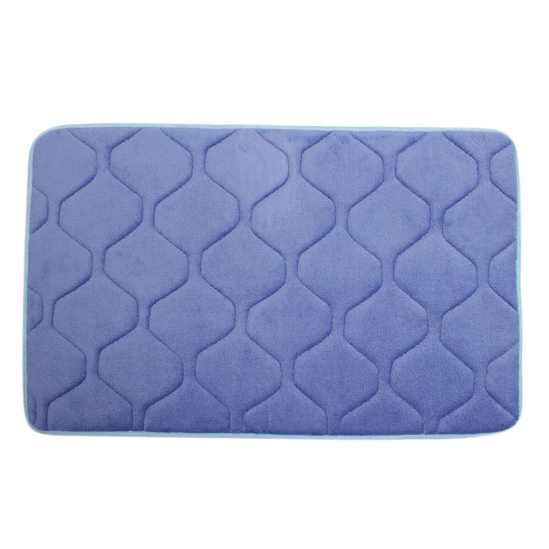 80x50 cm Absorberende Anti-slip Memory Foam Teppe Badedekken Coral Velvet Chronic Rebound Gulvmatte