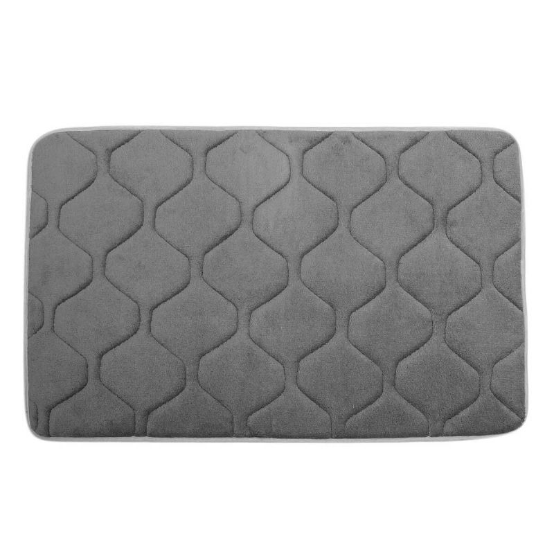 80x50 cm Absorberende Anti-slip Memory Foam Teppe Badedekken Coral Velvet Chronic Rebound Gulvmatte