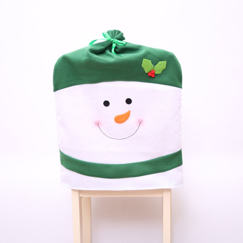 Non-woven Stoff Stol Ryggtrekk Julepynt Stoltrekk