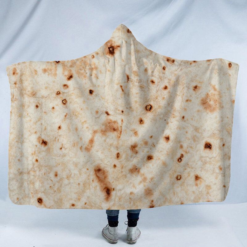 Supermykt Burrito Wrap-hetteteppe Til Hjemmet Uformelt Bærbart Varmt Teppe For Voksne Barn Sovesofa Kneeteppe