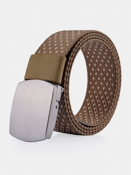 125cm Menn Kvinner Nylon Legering Spenne Belte Utendørs Uformell Militær Taktisk Slitesterk Bukse Strips