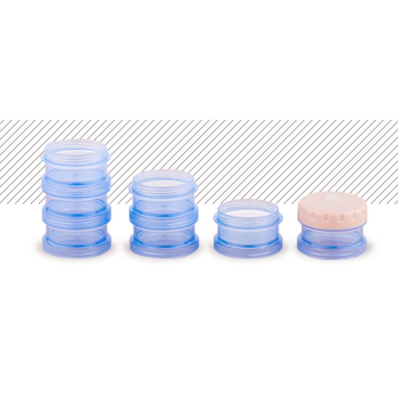 Ukentlig Pill Organizer Box Bærbar Stor Størrelse Forseglet Pille Etui Separat Protein Powder Mini 7 Lag