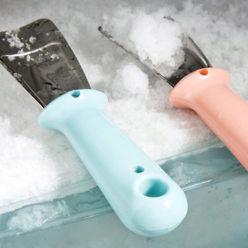 Isskraper Kjøleskap I Rustfritt Stål Ice Scoop Multifunksjonell Skjæring Av Grønnsaker Kjøkken Rengjøringsverktøy