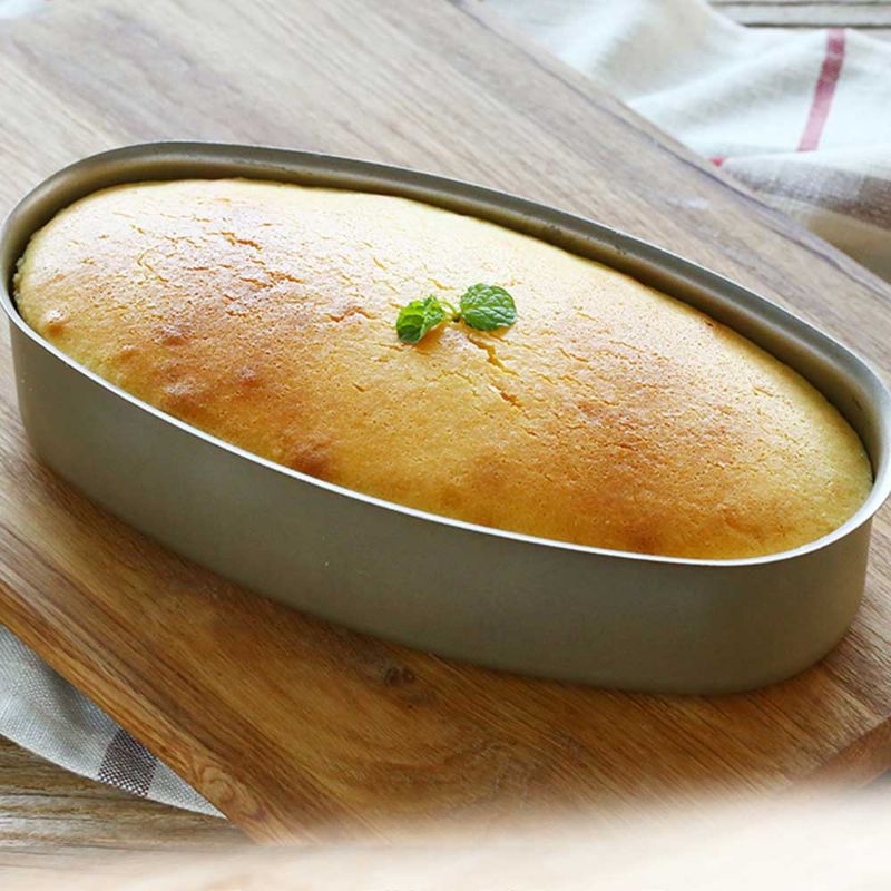 Oval Ostekakeform Non Stick Karbonstål Kakeform Puddingform Bakebrett