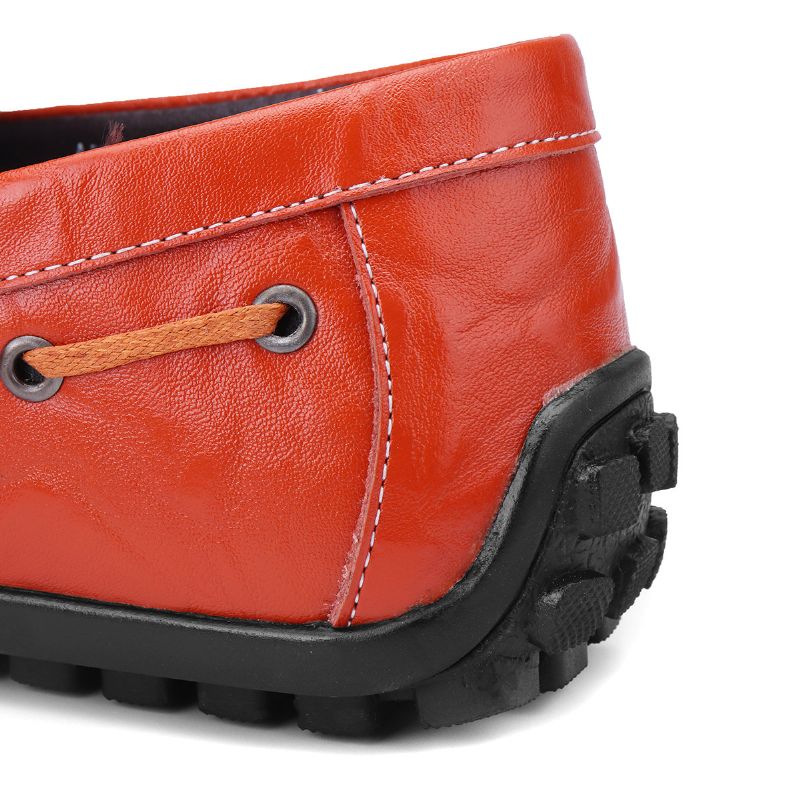 Menn Microfiber Leather Portable Slip On Driving Loafers