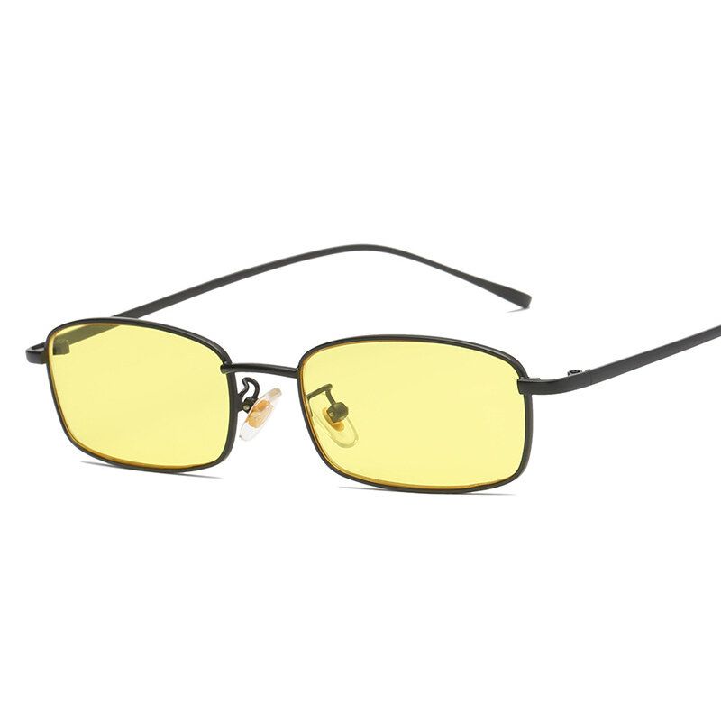 Womens Vogue Casual Square Lens Transparent Outdoor Vacation Polarized Solbriller Ins Popular Chic