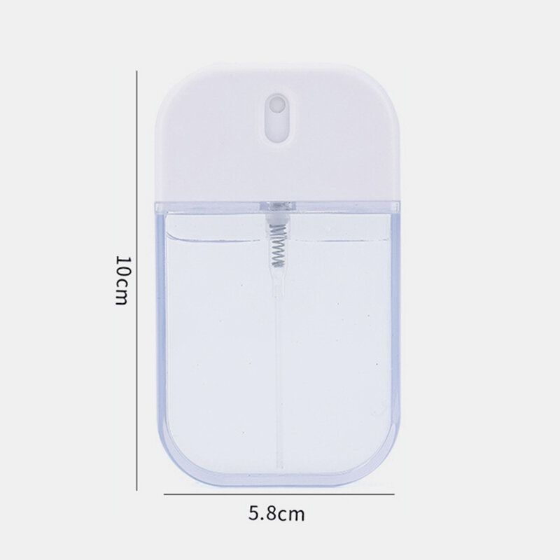 1 Stk Gjennomsiktige Tomme Sprayflasker 35 Ml Plast Mini Etterfyllbar Beholder Kosmetikkbeholdere Reiseparfymetapping