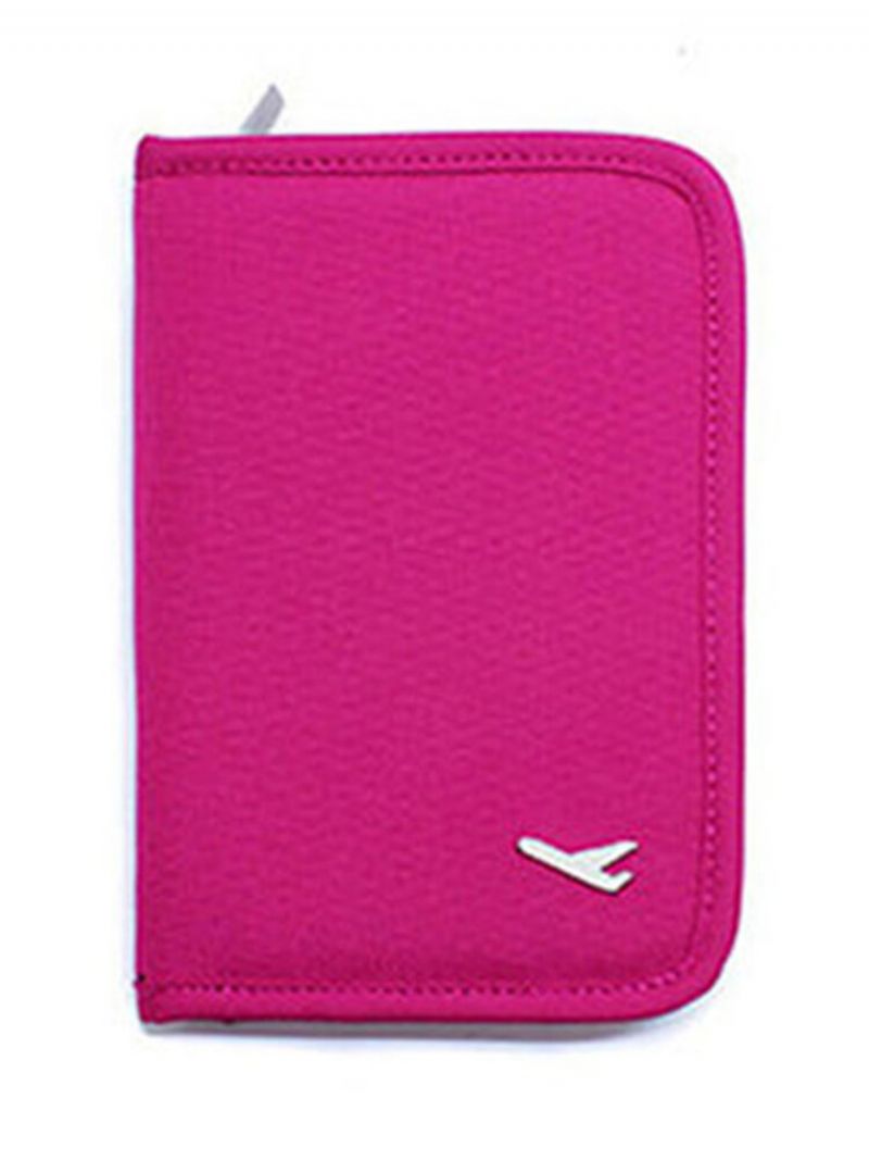 Reisepass Oppbevaringsveske Id-kort Billetter Mobiltelefon Penger Folding Holder Organizer