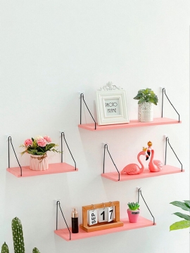 Rosa Husholdnings Tre Hengende Holder Veggmonteringsstativ