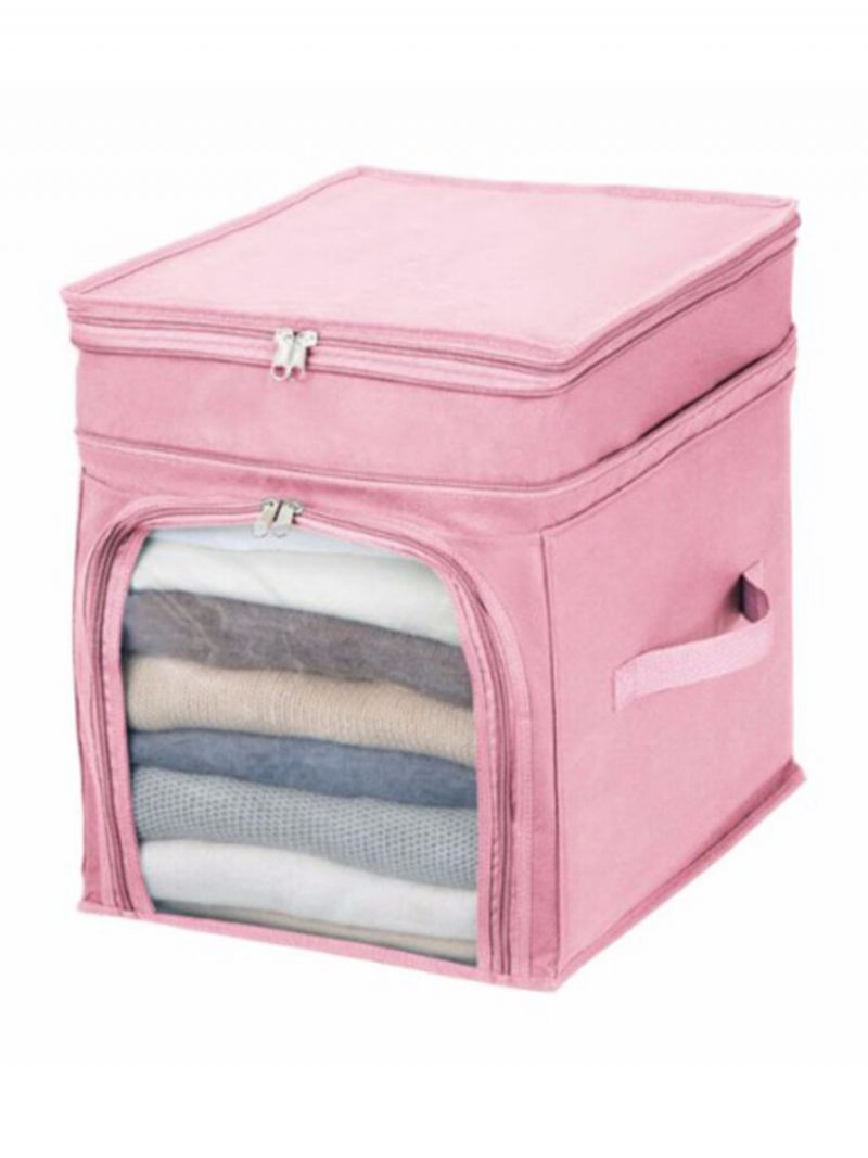 Sammenleggbare Oppbevaringsvesker Klær Teppe Quilt Closet Genser Organizer Box Bag