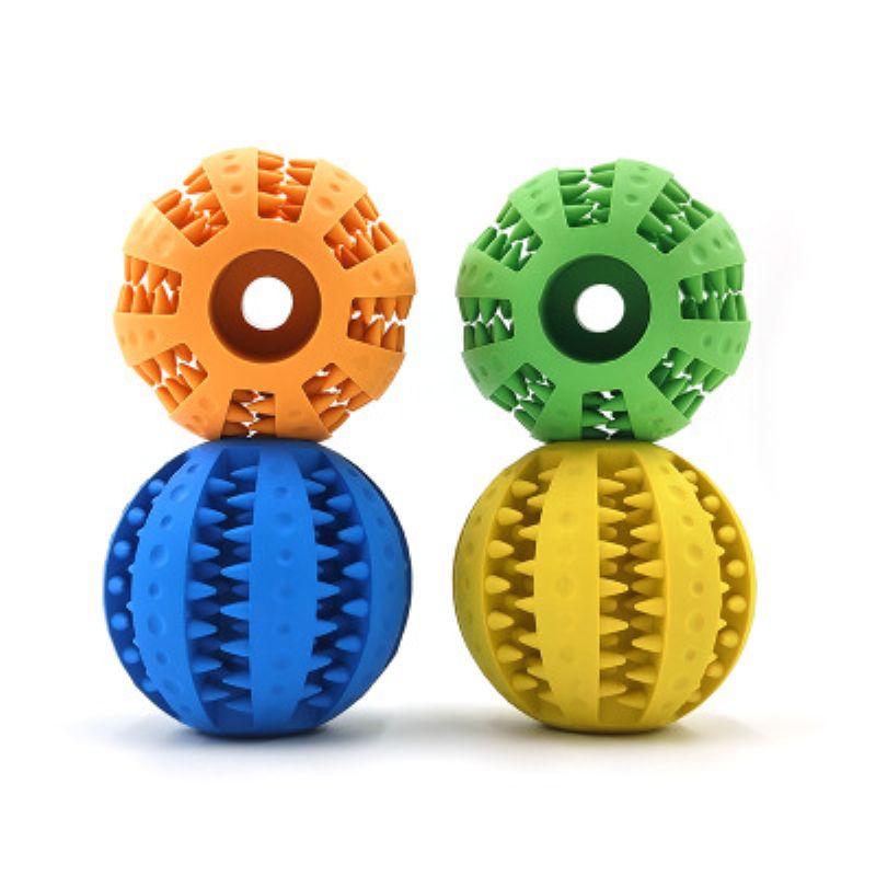 Pet Leke Gummi Molar Ball Hundeleke Bite Lekkasje 1 Stk
