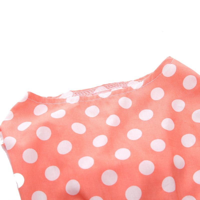 Vintage Polka Dot Kjæledyrklær For Hundekjole Cat Vest Skjorter