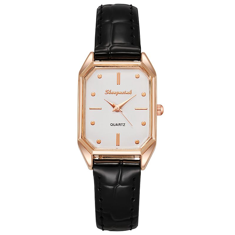 2023 Ny Liten Grønn Klokke Dameklokke Quartz Watch Square