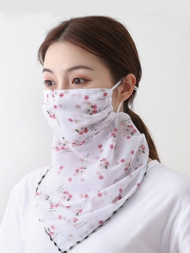 Outdoor Riding Mask Printing Neck Solkrem Skjerf Maske Pustende Hurtigtørkende Sommer