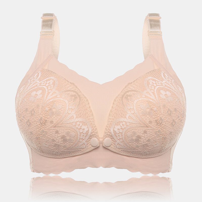 Sexy Amme-bh Anti Sagging Trådløs Bh For Gravide