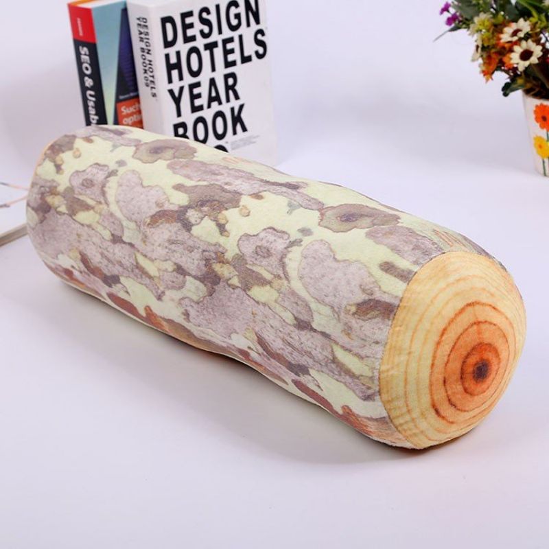 3d Stubbe Logg Tre Pute Sycamore Tree Hjemmekontor Bildekor