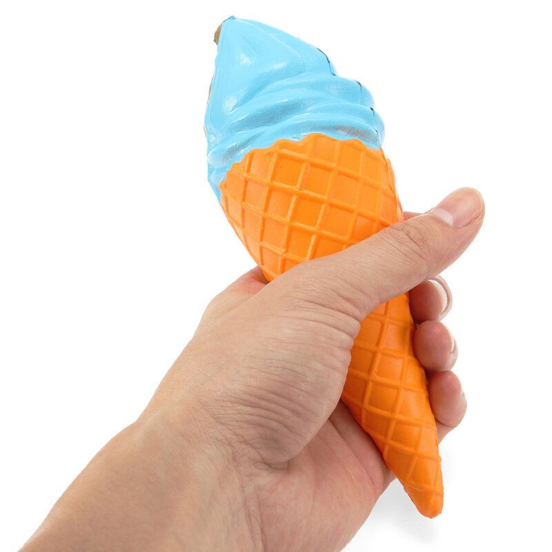 Yunxin Squishy Iskrem 18 cm Sakte Stigende Med Emballasjesamling Gavedekor Mykklemeleke