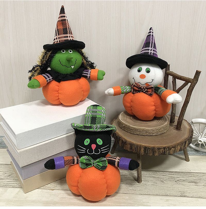 Halloween Dekorasjon Ornamenter Gresskardukke Ghost Festival Bar Dansefest Mall Hotel Dress Up Supplies