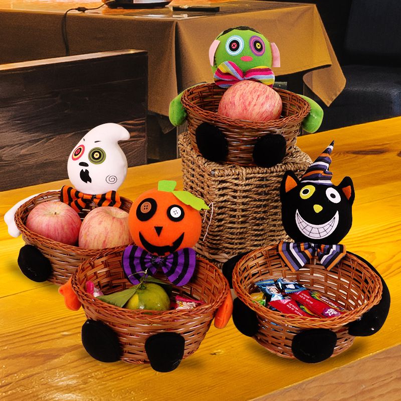 Halloween Glødende Gresskar Lykt Spøkelsesfestival Hodeskalle Halskjede Dekorasjon Kreativ Anheng