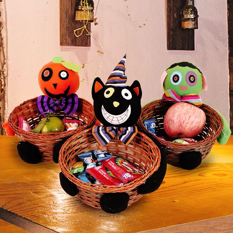 Halloween Glødende Gresskar Lykt Spøkelsesfestival Hodeskalle Halskjede Dekorasjon Kreativ Anheng