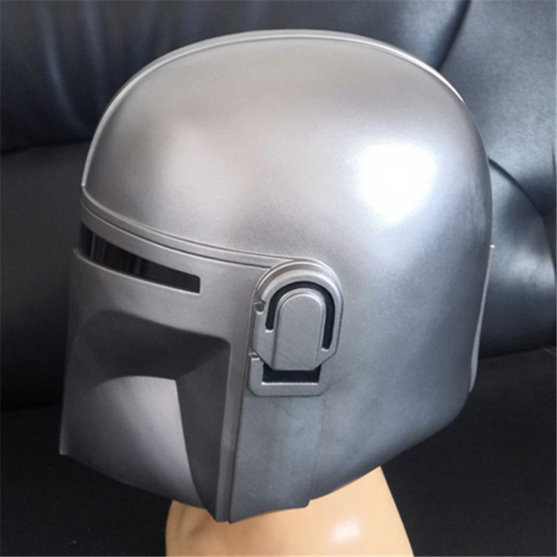 Star Wars Mandalorian Hjelm Pvc-maske Halloween Cosplay Makeup Kostyme Rekvisitter
