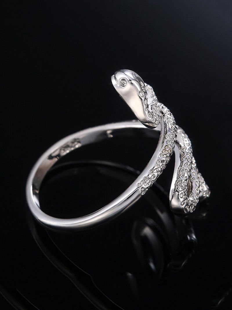 Vintage Animal Women Ring Punk Snake Smykker Gave