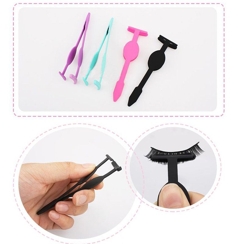 Eyelash Curler Extension Applicator Remover Clip Multifunksjonell Øyenvippepincett Sminkeverktøy