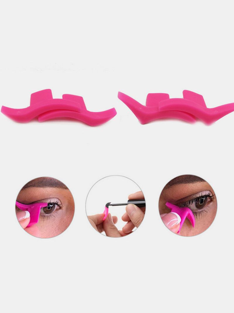 Eyeliner Mal Stempel Mold Flytende Eye Liner Øyevippestempel Kosmetisk Verktøy