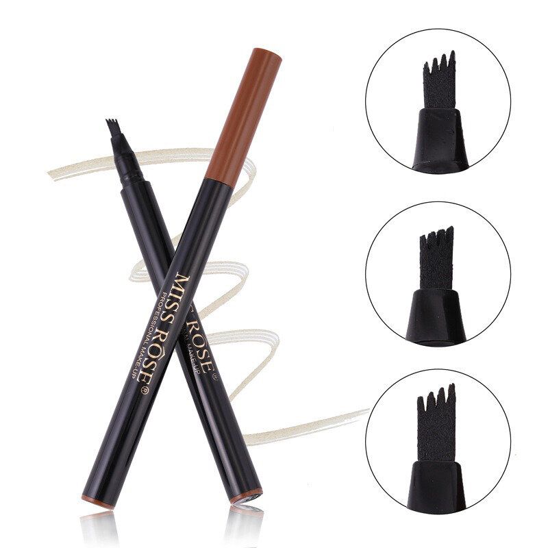 Four Cross Liquid Eyebrow Pen Varig Pencil Vanntett Flytende Øyenbrynsblyant