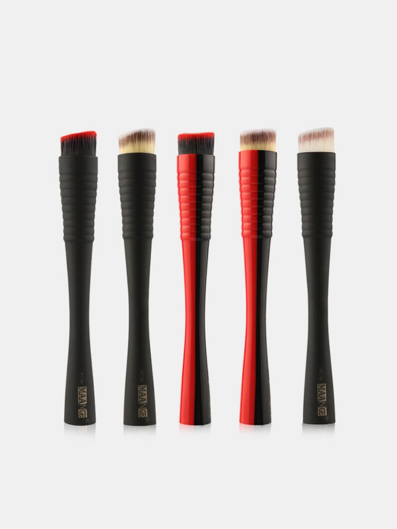 Liquid Foundation Makeup Brushes Grooves Design Cosmetic Quickly Soft Brush