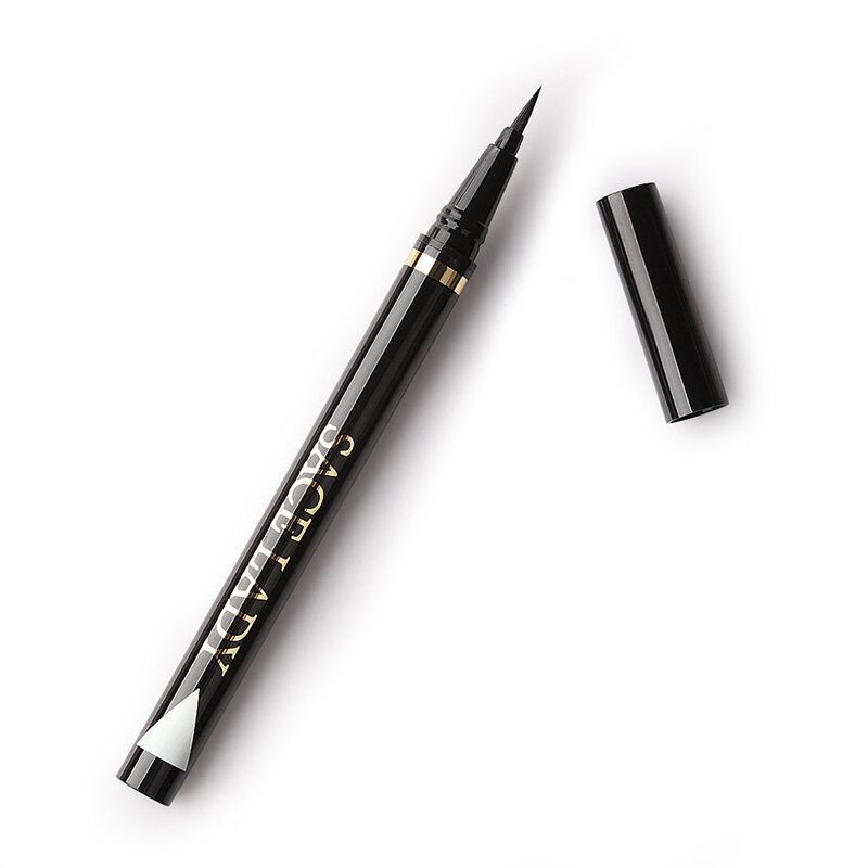 Svart Flytende Eyeliner Vanntett Svettetett Langvarig Eye Cosmetic