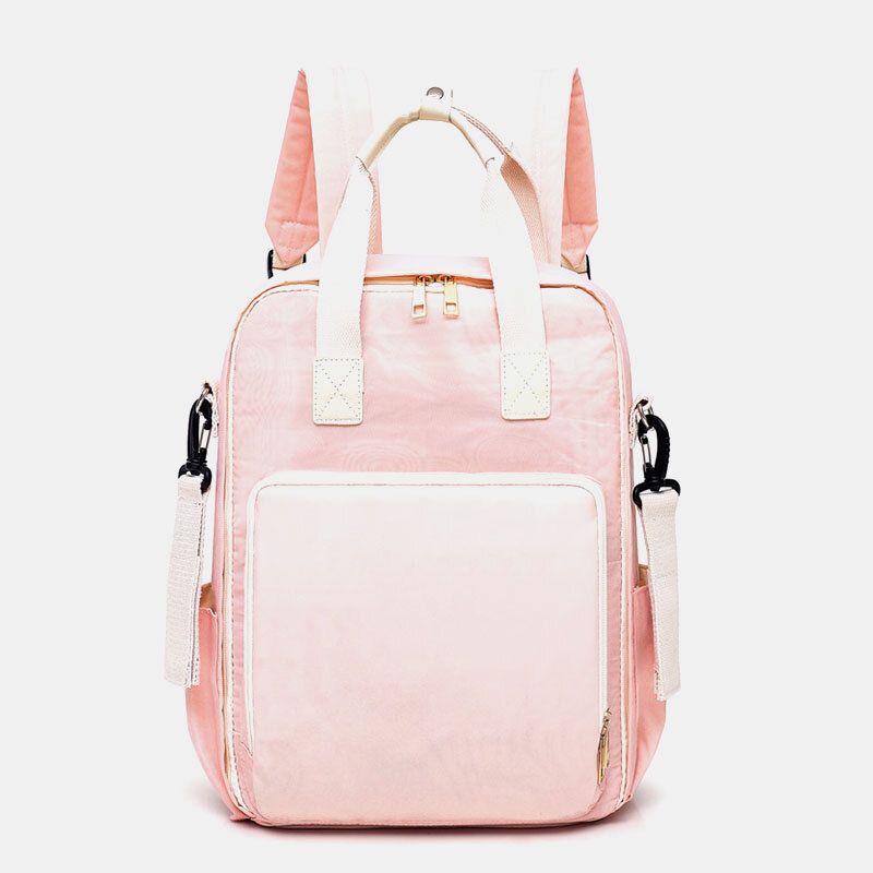 Dame Canvas Casual Patchwork Ryggsekk
