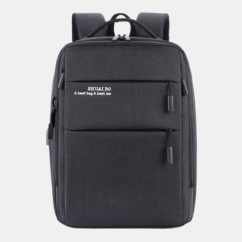 Klassiske Business Ryggsekker 17l Kapasitet Studenter Laptop Bag