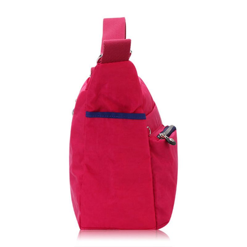 Kvinne Vanntett Crossbody Håndveske Nylon Skulder Bærbar Veske
