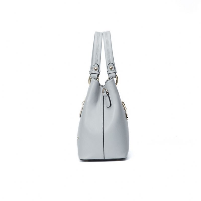 Kvinner Håndvesker Big Pu Leather Letter Female Bag