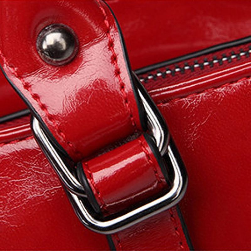 Kvinner Pu Skinn Uformell Elegant Veske Shopping Skulderveske