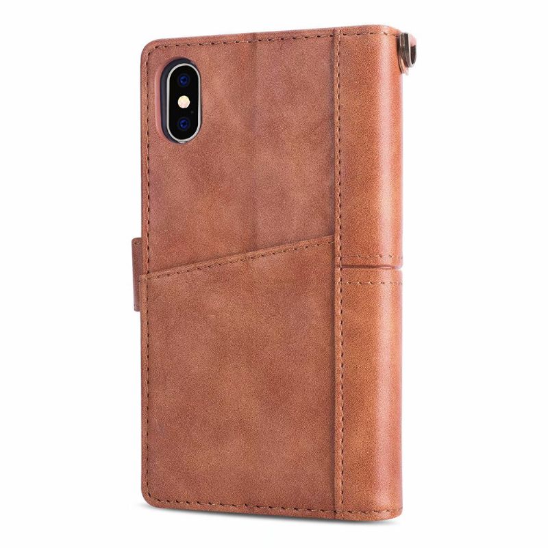 Kvinner Solid Multifunksjons Telefonveske For Iphone 4 Kortspor Lommebok