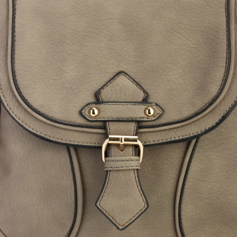 Kvinner Vintage Casual Messenger Metalldekorasjon Skuldervesker Crossbody-vesker