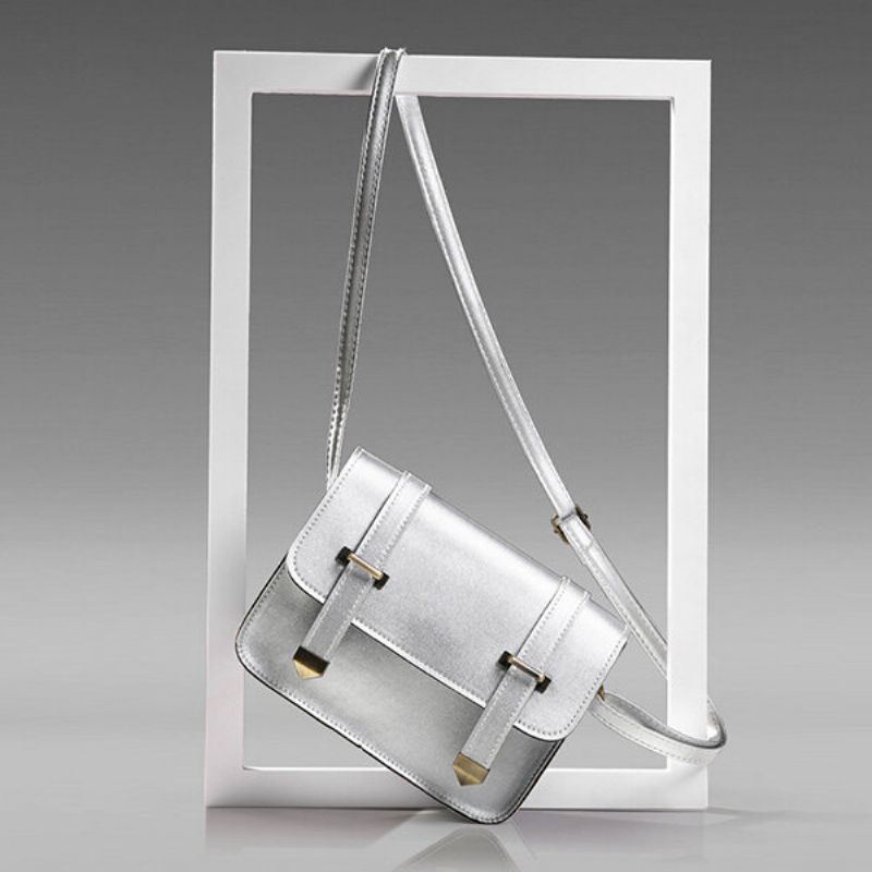 Kvinner Vintage Solid Crossbody Bag Mini Telefonveske