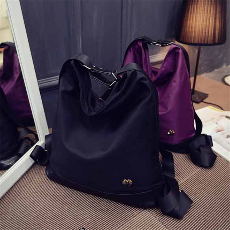 Nylon Casual Outdoor Multifunksjonell Skulderveske Crossbody Bags Ryggsekk For Kvinner