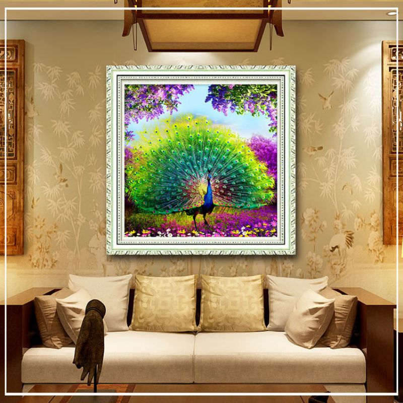 Peacock Diamond Painting Hjem Vegg Art Home Decor