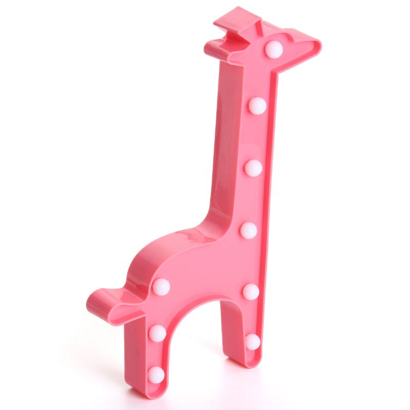 Søt Giraffe Led Nattlys Vegg Batteri Lampe Baby Barn Soverom Home Decor