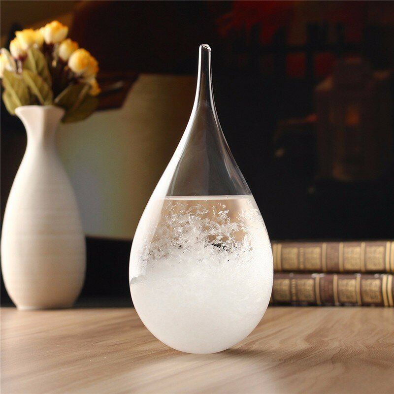 Værmelding Krystalldråper Vannform Stormglass Home Decor Julegave