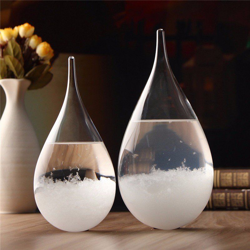 Værmelding Krystalldråper Vannform Stormglass Home Decor Julegave