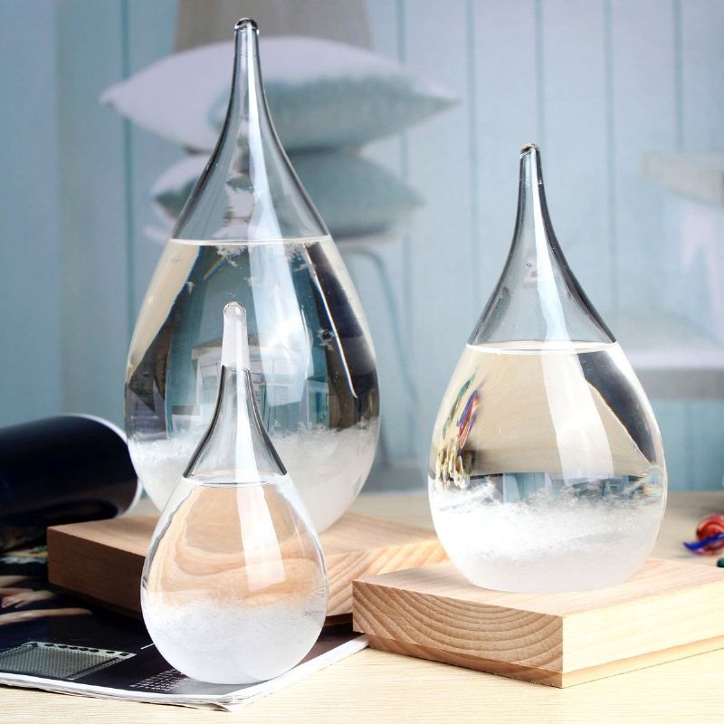 Værmelding Krystalldråper Vannform Stormglass Home Decor Julegave