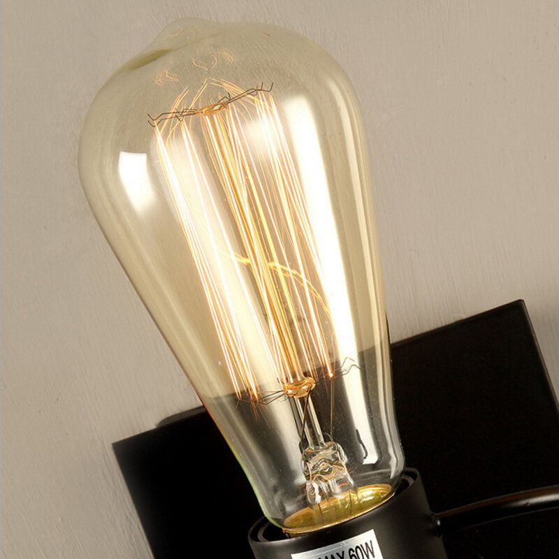 Vintage Industriell Splink Vegglampe Lys Robot Med E27 Lampeholder Hjem Barer Restauranter