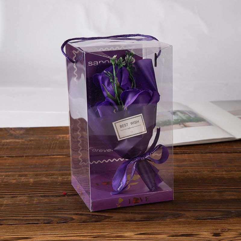 Saponin Julegave Såpe Blomster Gaveeske Rose Kreativ Gave Valentinsdag Såpebukett