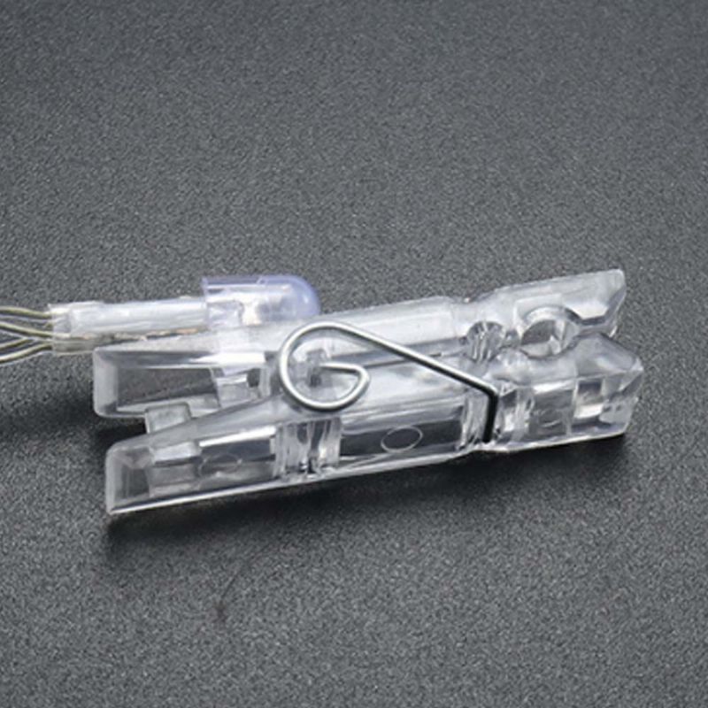 Led Star String Lights Med Batteridrevet Vanntett Clip Postkort Fotodekorasjonslys For Innendørs Utendørs Bryllupsfest Vegghage